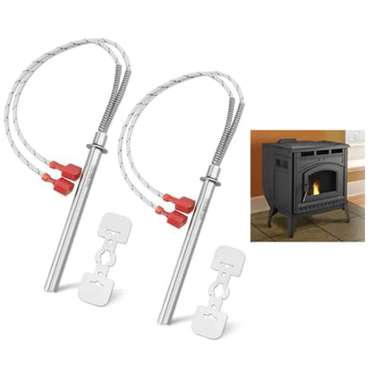 SRV7000-660 Pellet Stove Igniter Heating Tube with Bracket | 120V 300W | PelPro PP130 PP150 Pleasant Hearth PH35PS