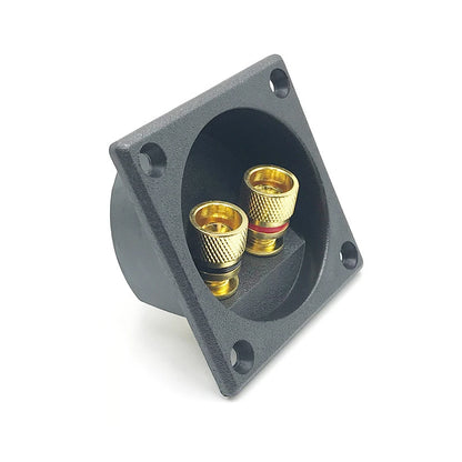 New Car Stereo Ser Box Terminal Round Spring Cup Connector Subwoofer Plug Ser Terminal Cup Round Spring Cup Subwoofer Plug