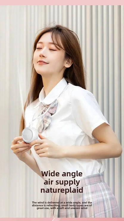 Clip-on Mini Waist Fan 3-Speed USB-C Rechargeable Portable Fan