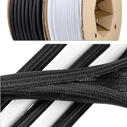 8-32mm Self-Closed Braided Cable Sleeve Wire Organizer High Protection