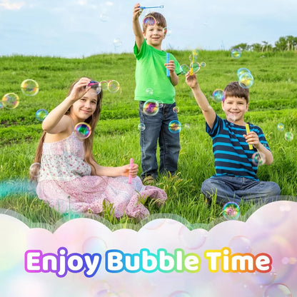 Colorful Bubble Soap Bottle Wand Soap Liquid Tube for Kids Birthday Party Favors Pinata Filler Toys Wedding Gifts 48/10pcs