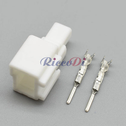 2 Pin 4.8mm Trunk Tail Lamp Connector DJ7026Y-1.2-11/21 PA66 for Kia Carnival KA4