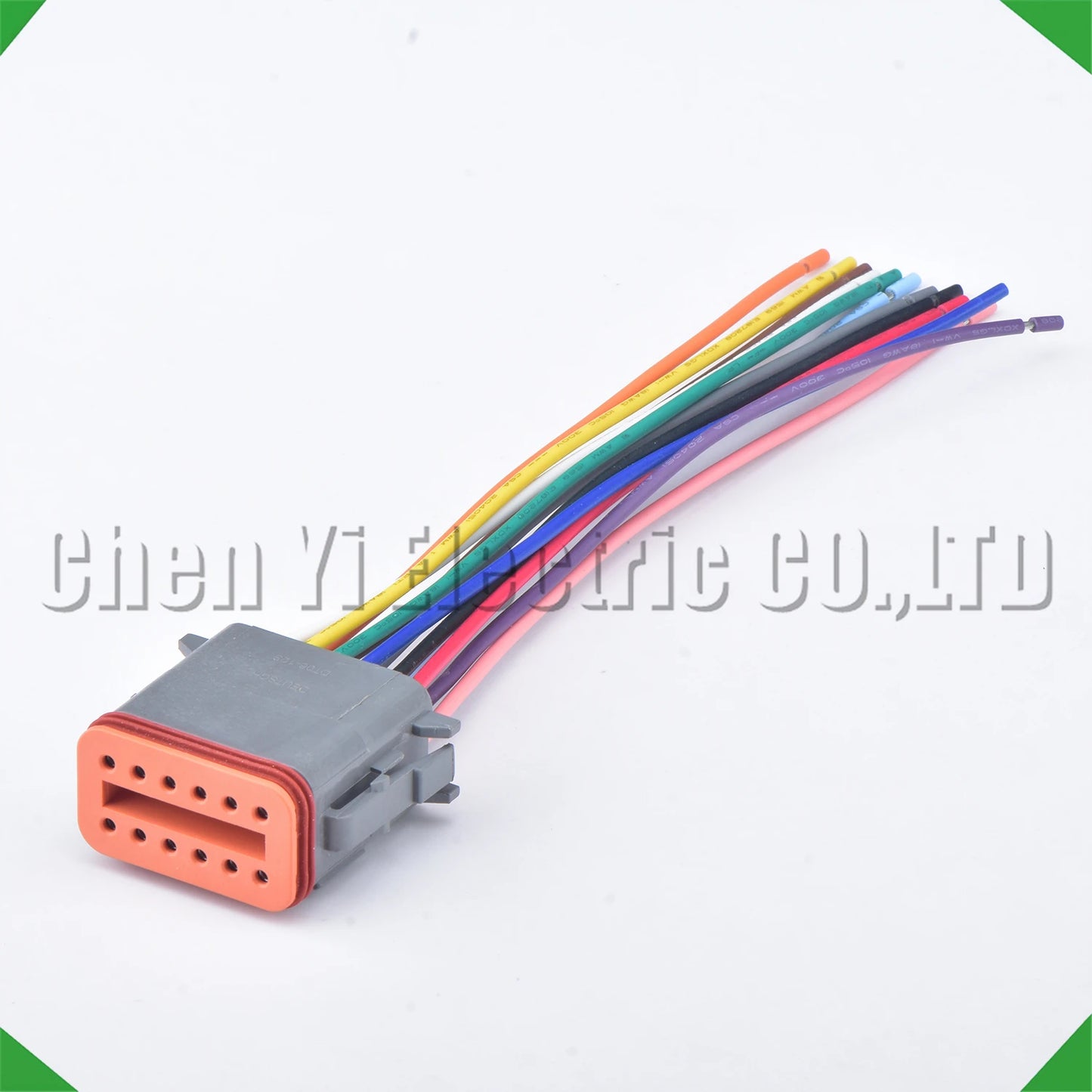 12 Pin Male & Female Waterproof Connector – Automotive Electrical Wire Harness Pigtail Plug for Deutsch DT04-12P / DT06-12S