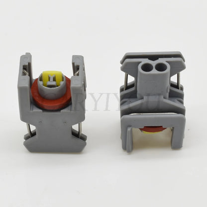 2 Pin Waterproof Fuel Injector Connector Plug for Diesel Fuel Rail Compatible with 10811963 Y122