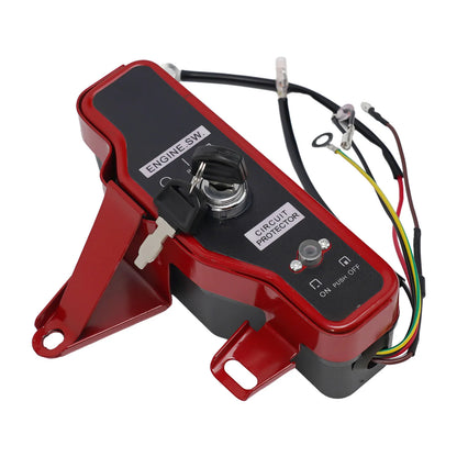 Engines Generator Pump Ignition Switch 168F/170F 188F/190F 20.5 X 7 Cm/8.07 \\\\\\\"x 2.76\\\\\\\" Iron Red+black Brand New