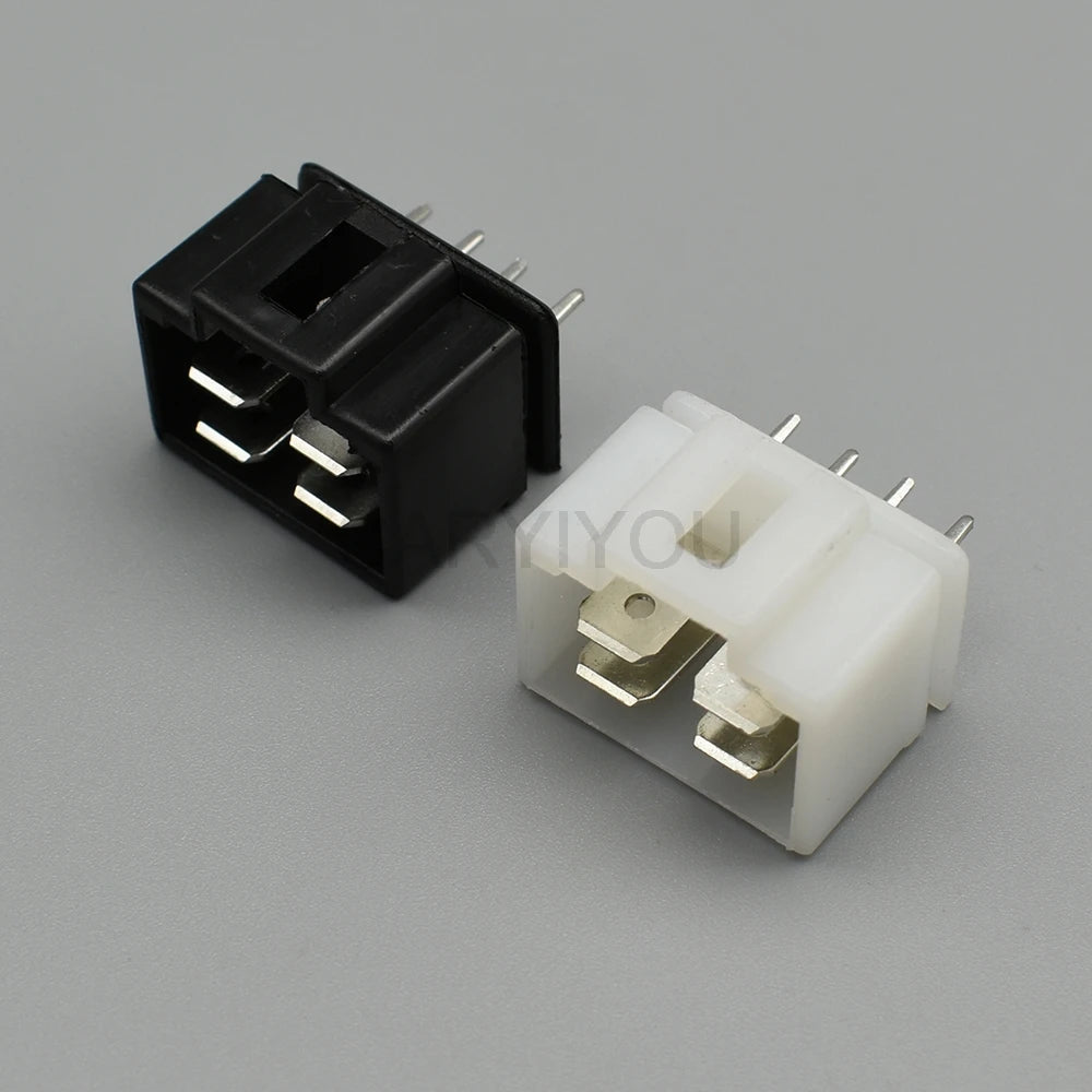 4 Pin Car Motorcycle Rectifier Electrical Plug DJ70410-6.3-21 Male Female Connector with Brass Terminal for CD70