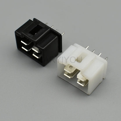 4 Pin Car Motorcycle Rectifier Electrical Plug DJ70410-6.3-21 Male Female Connector with Brass Terminal for CD70