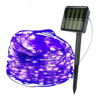 Solar LED Fairy Light Outdoor 7M 12M 22M 32M Waterproof Garland String Lights for Christmas Party Garden Decoration Solar Lamp