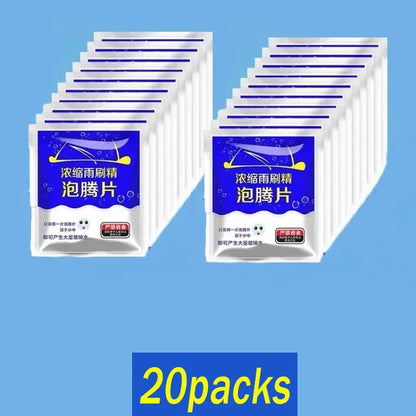 100/10pcs Car Glass water Cleaner Effervescent Tablet Auto Window Solid Cleaning Automobile Car Glass Wiper Washing Tablets