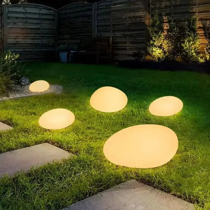 Solar Decorative Frosted Ground Lamp Outdoor Waterproof Garden Light