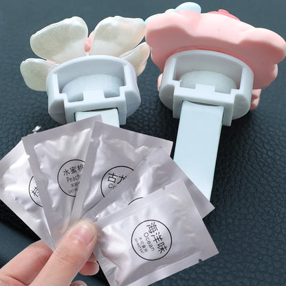 Car Air Freshener Replacement Tablet Flavor Supplement Solid Fragrance Scent Pads Perfume Refill for Air Vent Diffuser Purifier