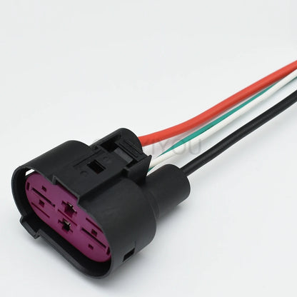 4 Pin Electronic Fan Harness Female Connector With Terminal DJ7043Y-6.3-9.5-21 1K0906234