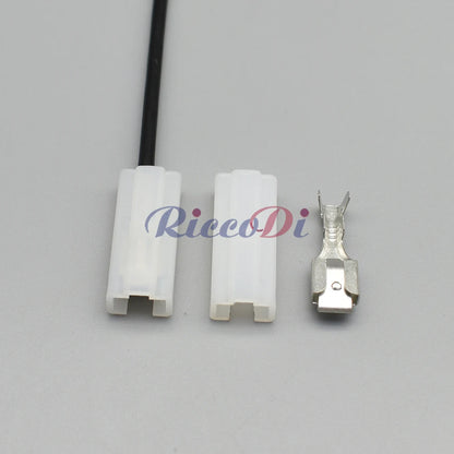 6.3mm Female Automotive Wire Connector Plug with Terminal for Cable, Fuse Box, and Sealed Wiring