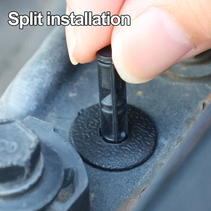 8mm Plastic Rivet Fasteners Push Pin Clips for Car Fender &amp; Bumper — Universal Automotive Body Trim Clips