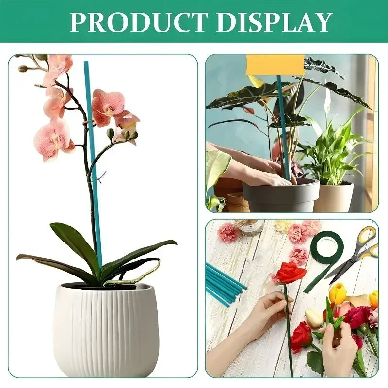 Plant Support Sticks Canes Bamboo Plants Stakes Potted Plants Tomato Sticks Supports Flower Sticks Climbing Plant Garden Tools