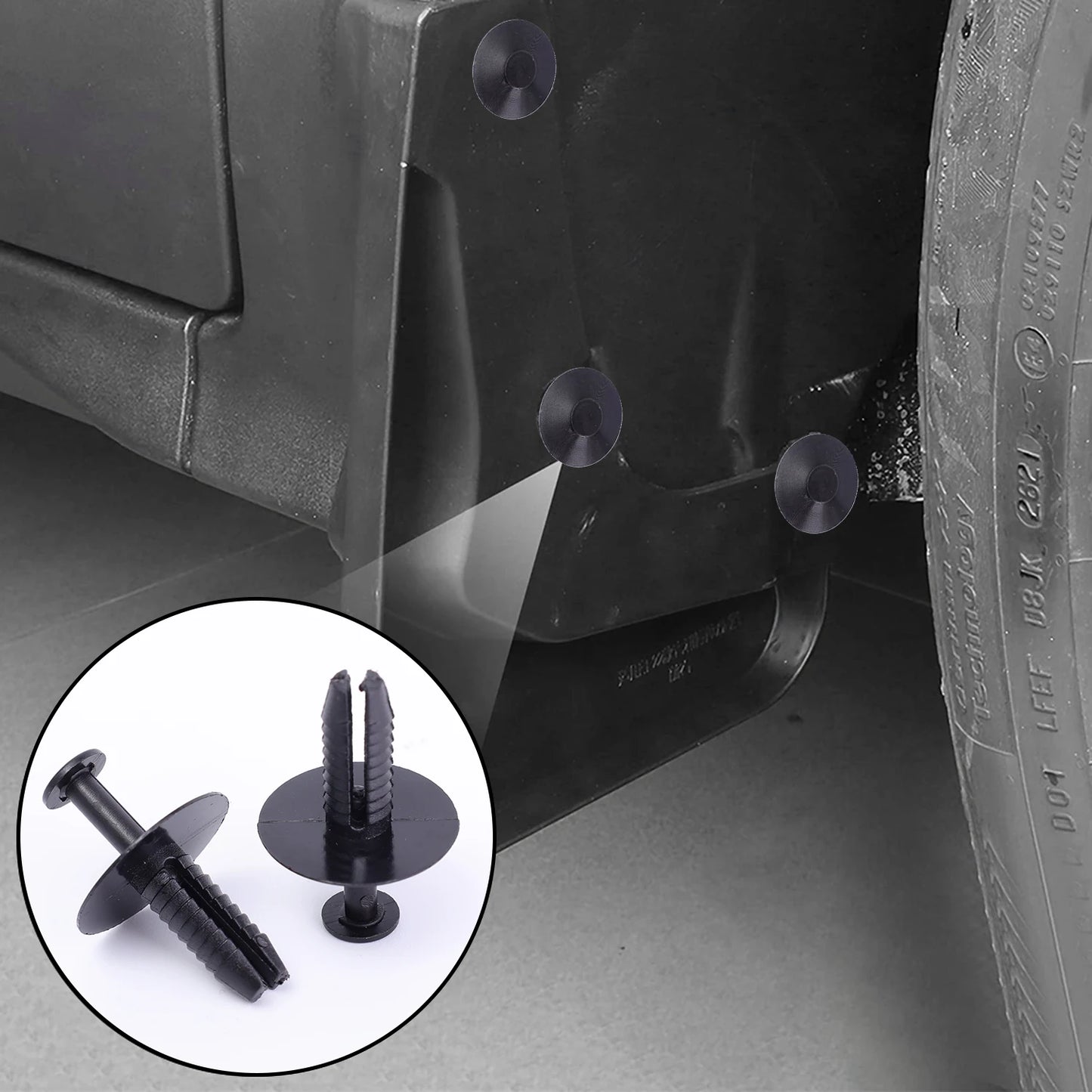 Car Bumper Trim Clip Retainer Push Rivet — Universal Fastener for BMW &amp; Mercedes Body Panels