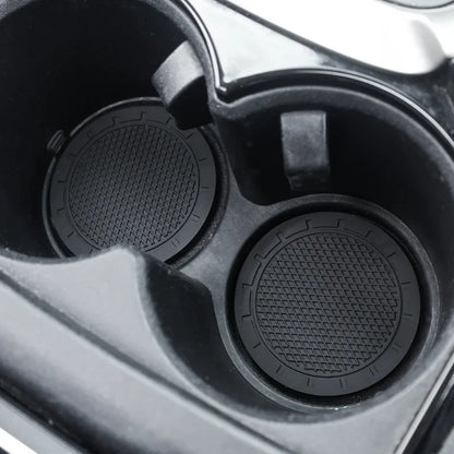 Car Cup Holder Anti-Slip Insert Coaster Mat Auto Cup Holder Soft Rubber Anti-skid Drink Cup Bottle Mat Car Interior Accessories