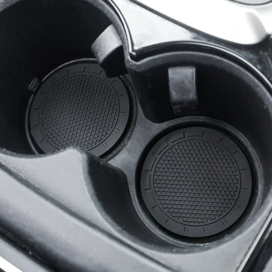 Car Cup Holder Anti-Slip Insert Coaster Mat Auto Cup Holder Soft Rubber Anti-skid Drink Cup Bottle Mat Car Interior Accessories