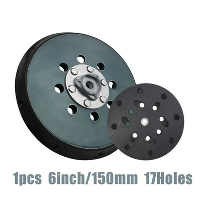 150mm Sanding Pad Backing Plate for DA Polisher with Cooling Channels Designed for Optimal Heat Reduction and Performance
