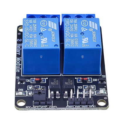 2-Channel 5V/12V Relay Module Low Level Trigger Board with Optocoupler for Arduino PIC AVR DSP ARM