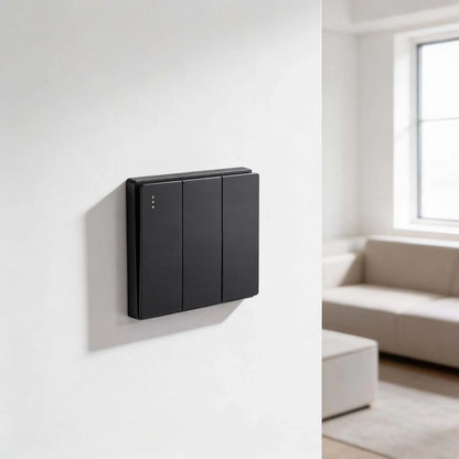 None Gray Button Switch Switches 1 2 3 Gang 86mm Flame Frameless PC Material Push Retardant Rocker Switch None