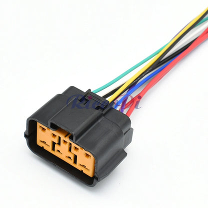 6195-0238 Automotive 9-Pin Sealed Composite Connector — 2.2mm / 4.8mm Mixed Pitch Wire Harness Socket