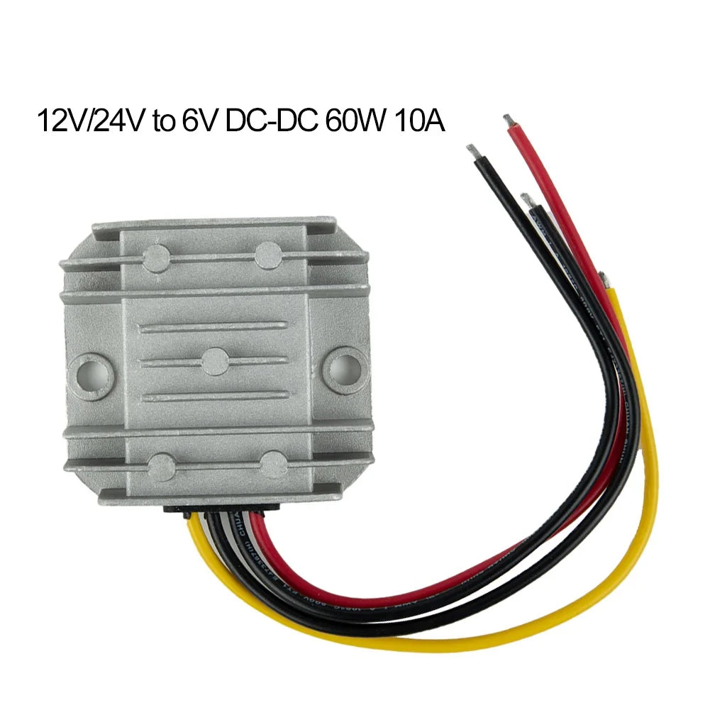 Regulator Power Converter IP68 Short-circuit Protection Step Down Module Waterproof 12V 24V To 6V DC-DC Full Power H10-1224-06