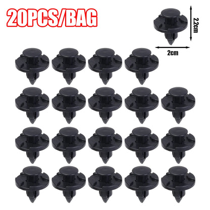 8mm Automotive Fastener Rivets Clips for Nissan Body Bumper &amp; Trim — 10–100pcs