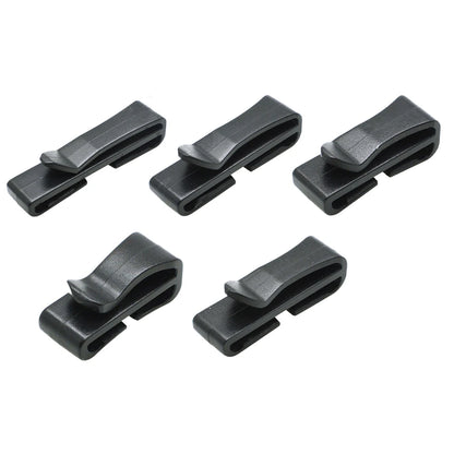 Reliable Sturdy Black Plastic Backpack Strap Adjustable Closing Buckle Convenient Dimensions Slip Keeper Buckle X Belt Buckle
