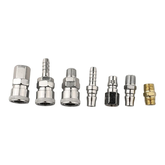 Air Compressor 1 4 For BSP Air Hose Fittings Push-in Insertion Temperature Resistance Anti-Rust Easy To Replace