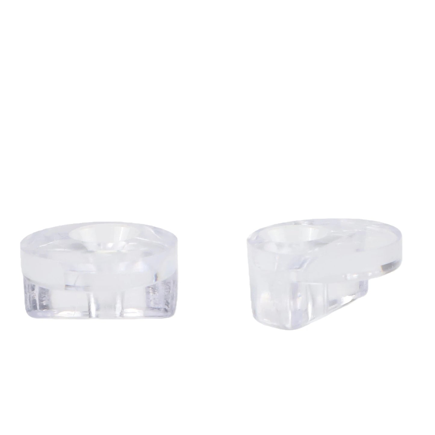 30 Set Plastic Glass Retainer Clips with Screws for Glass Panel Installation Compatible with 4mm Thickness Glass in Cabinets