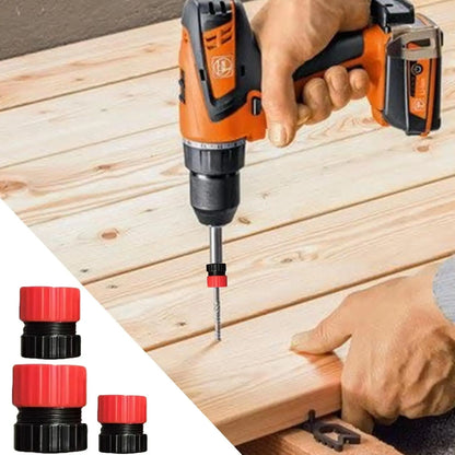 1/3pcs Adjustable Drill Bit Depth Stop 3-13mm Drill Bit Stop Collar Shaft Limit Metric Lock Positioner Hole Guide Woodwork Tools