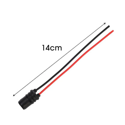 DC12V T10 W5W 147 Bulb Socket Connector Wire Harness Holder 14cm