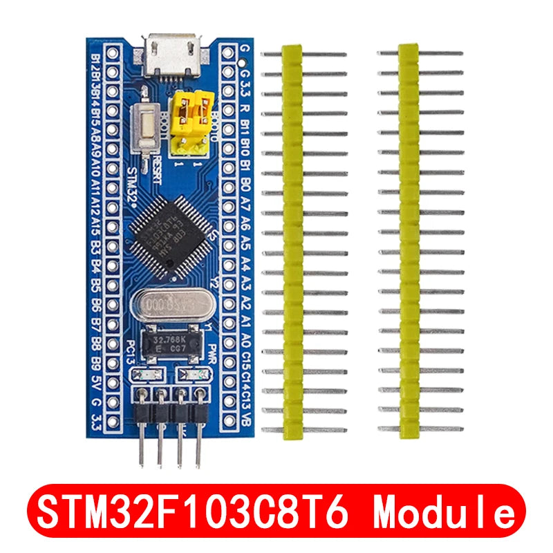 STM32F103C8T6 CH32F103C8T6 ARM Cortex-M3 Development Board with ST-LINK V2 Programmer