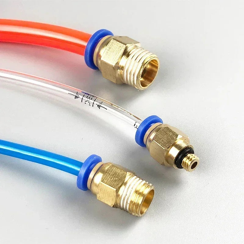 PC Series 4mm 6mm 8mm 10mm 12mm Air Joint Connectors Hose Tube Pneumatic Fittings 1/4 1/8 Push-In Quick Release Couplings