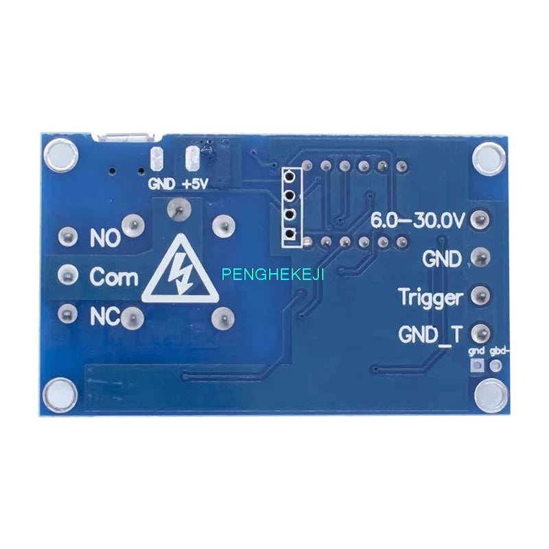 6-30V Relay Module with Power-Off Delay, Trigger & Timing Circuit, USB Interface