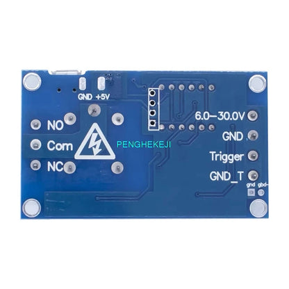 6-30V Relay Module with Power-Off Delay, Trigger & Timing Circuit, USB Interface