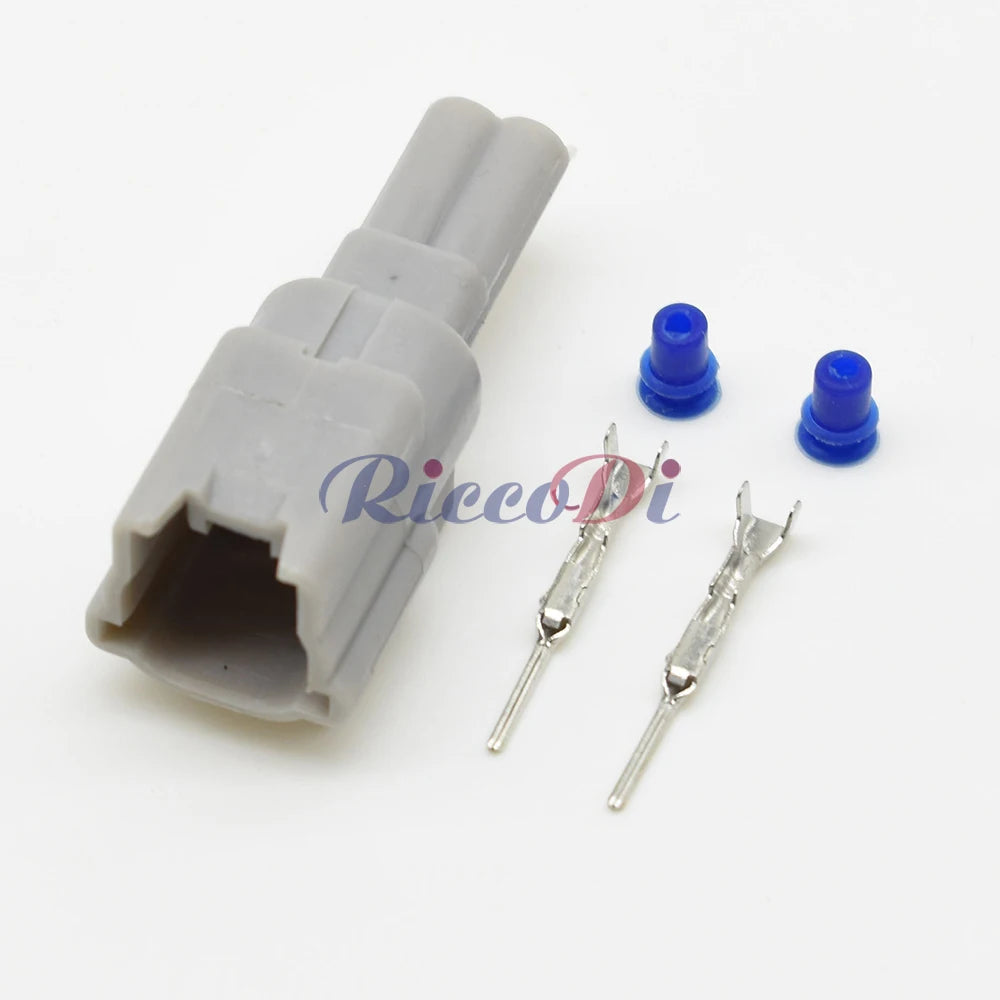 2 Pin 1mm Waterproof Connector 7282-7398-30 DJ7029B-1 PA66 Automotive Appliance Female Male