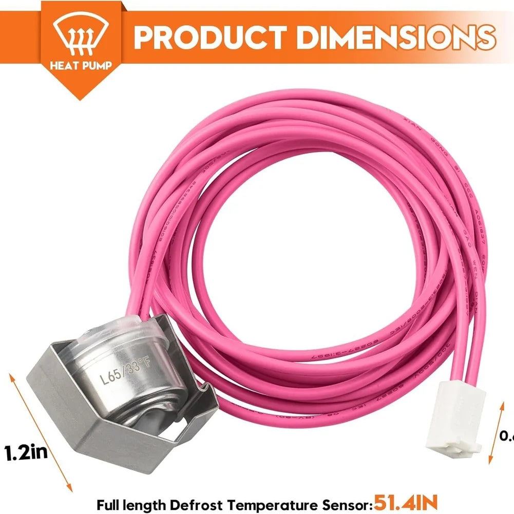 1pc Heat Pump Defrost Sensor HH18HA279 Heat Pump Defrosting Thermostat Sensor Replacement For Carrier For Bryant For Payne Model