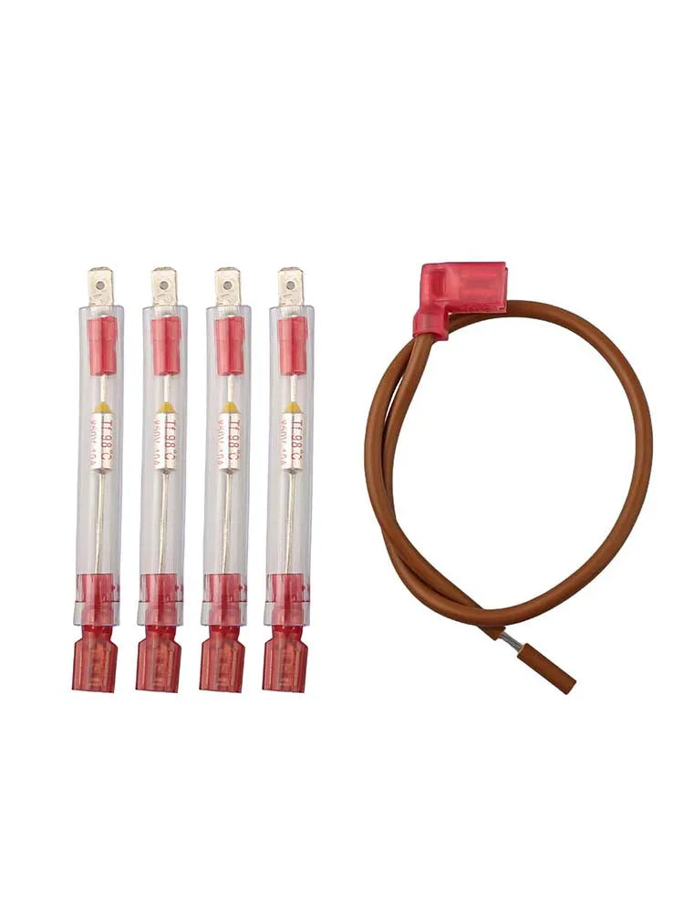 For Mobile Home As Shown RV Water Heater Fuse Thermal Fuse Replacement Manual Measurement Metal Thermal Fuse Reliable Fuse