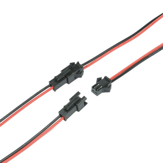 Wire Connector 2/3/5 Pin Male And Female Connector PVC Outside+ Tinned Copper Inside With Cable Light 10cm Connector Black