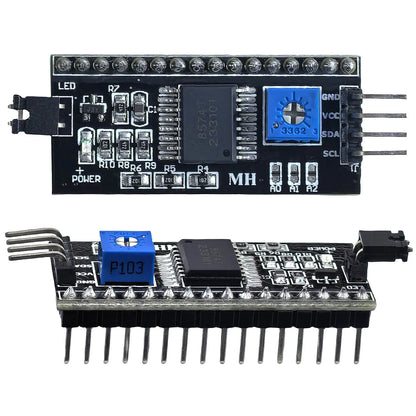 I2C/IIC/SPI LCD Adapter Module for 1602/2004 Displays PCF8574 Serial Interface for Arduino