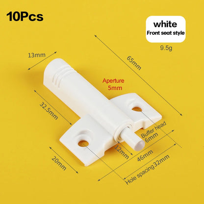 10PCS Cabinet Door Catch Damper Buffer – Soft Close Furniture Hardware for Kitchen Cupboard & Drawer Quiet Closing