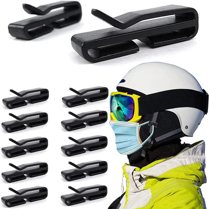 Reliable Sturdy Black Plastic Backpack Strap Adjustable Closing Buckle Convenient Dimensions Slip Keeper Buckle X Belt Buckle