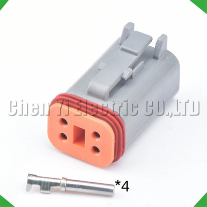 4 Pin DT Connector Plug DT06-4S DT04-4P Waterproof Automotive Pigtail