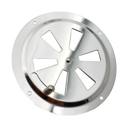 125mm/150mm Adjustable Ventilation Grilles Stainless Steel Open Close Ventilation Panels Round Ventilation Exhaust Grille