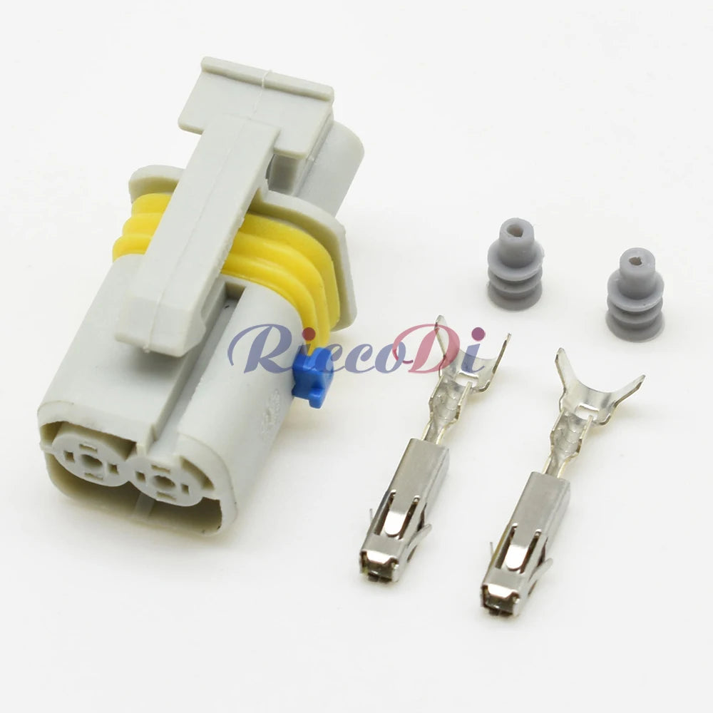 DJ7028YA/YB-1.5-21 Automotive EFI Motor Start Relay 2-Pin Waterproof Connector Male Female