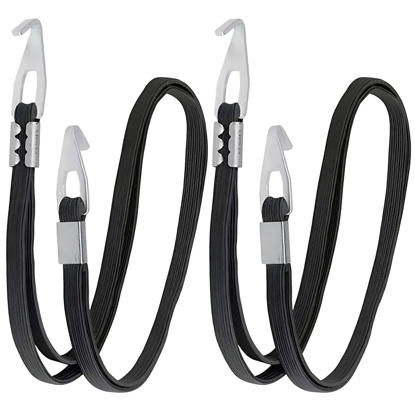 Motorcycle Luggage Strap with Aluminum Hooks Adjustable Flat Bungee Cord for Helmet Saddlebag Tie Down Elastic Cargo Rope 92cm