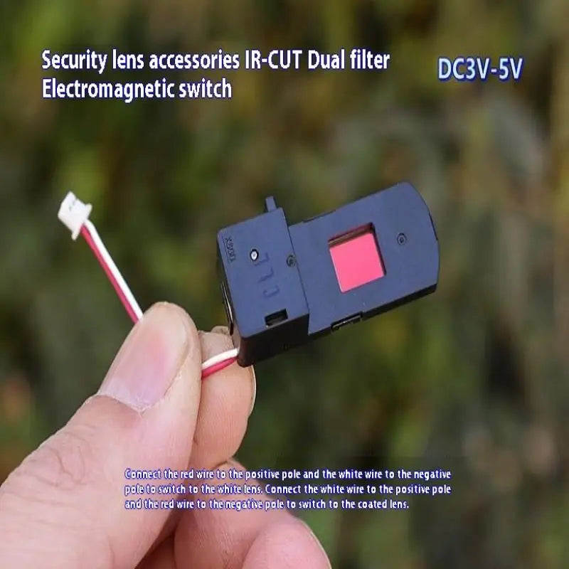 1pc R-CUT Double Filter DC 3V-5V Electromagnetic Switch Drawer Security Lens DIY Accessories