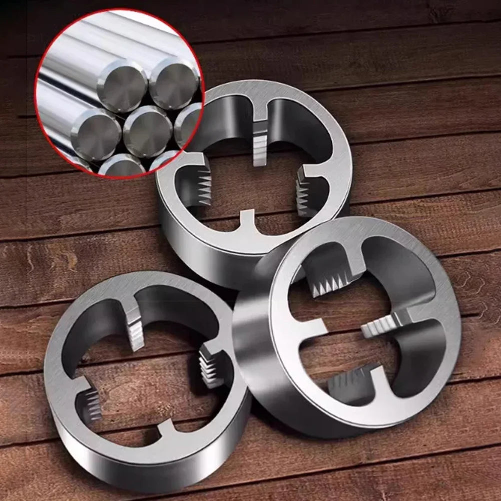 PPR Pipe Threader Kit With 1/2In 3/4 In 1 Inch Dies Pipe Threader Pipe Round Die PVC Pipe Threading Tool Kit Power Tool Parts